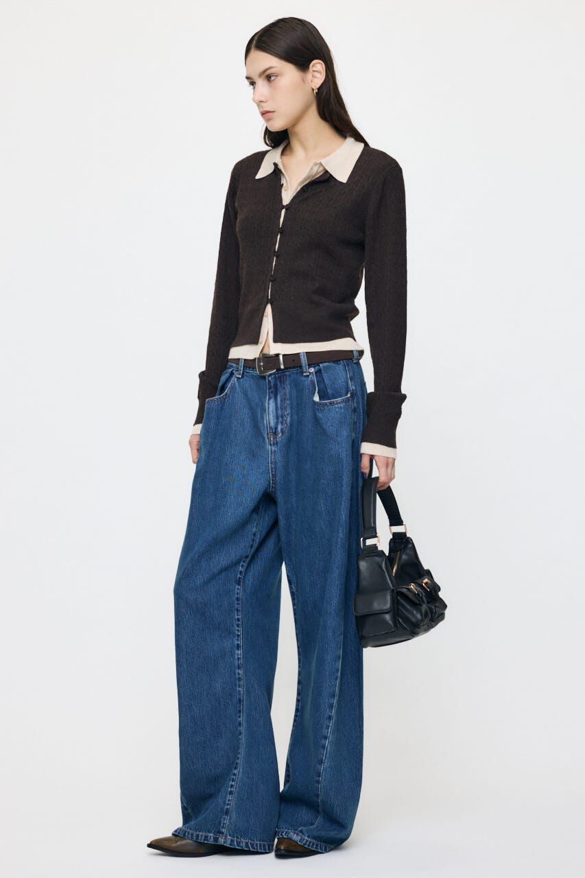 MOUSSY「LOOSE WAIST DENIM ストレート」|デニム|