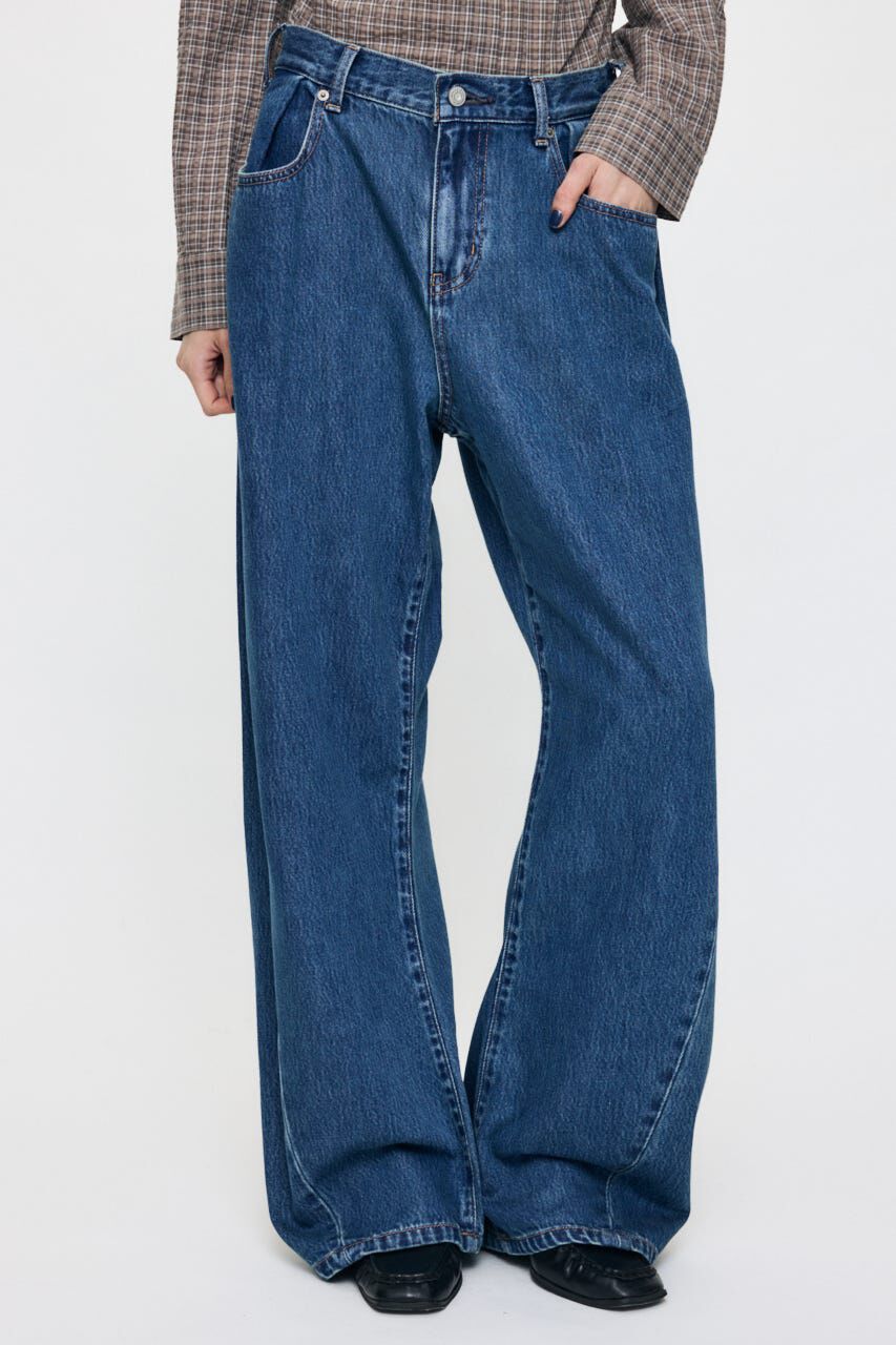MOUSSY「LOOSE WAIST DENIM ストレート」|デニム|