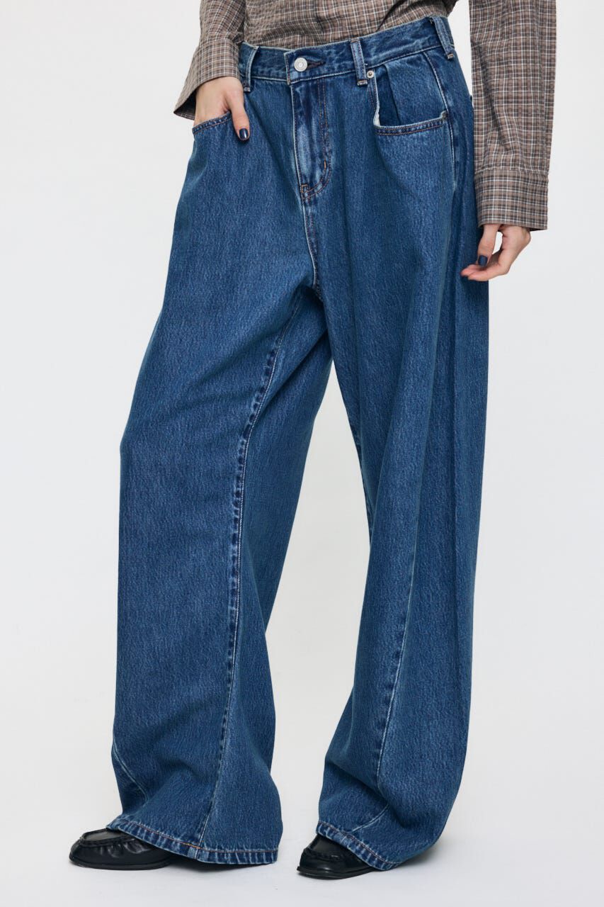 MOUSSY「LOOSE WAIST DENIM ストレート」|デニム|