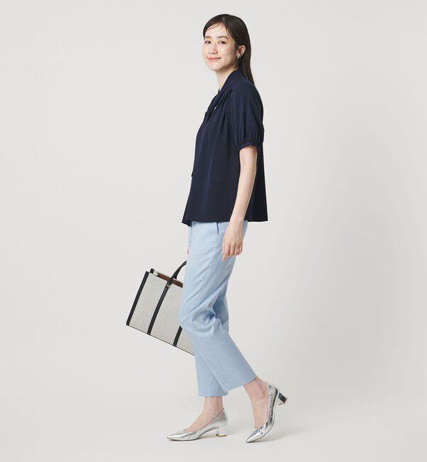 UNITED ARROWS「ボウタイ ショートスリーブ ブラウス」|シャツ・ブラウス|