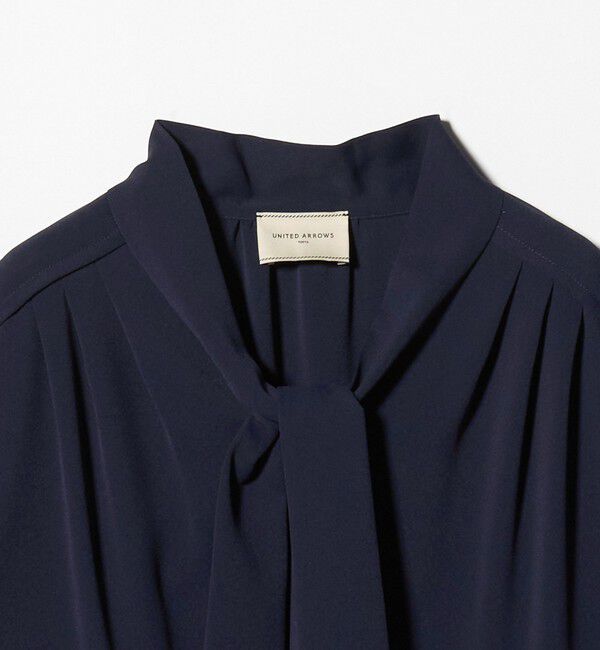 UNITED ARROWS「ボウタイ ショートスリーブ ブラウス」|シャツ・ブラウス|