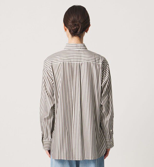 UNITED ARROWS「アシンメトリー フリル レギュラーシャツ」|シャツ・ブラウス|
