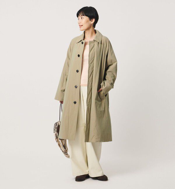 UNITED ARROWS「＜TICCA＞パデット ステンカラーコート」|ステンカラーコート|