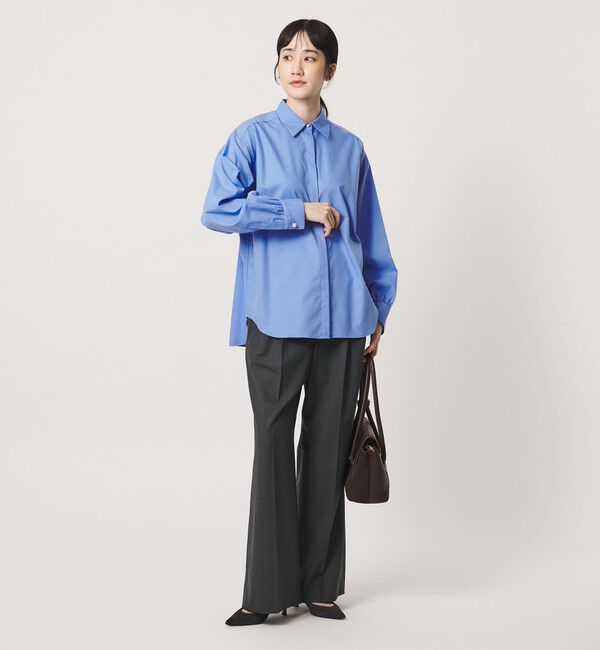UNITED ARROWS「ピンオックス パールライク ボタン シャツ」|シャツ・ブラウス|