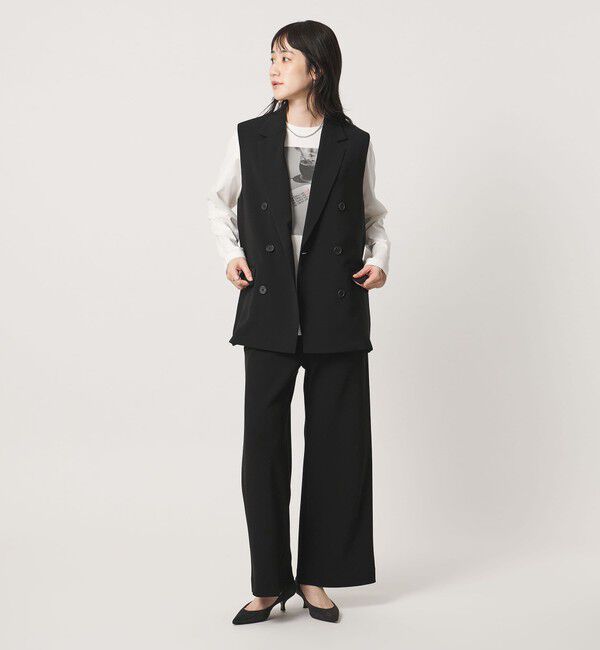 UNITED ARROWS「drapy テーラード ミドル ベスト」|ベスト・ジレ|