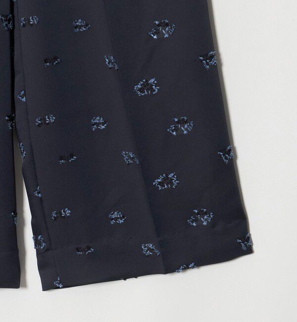 UNITED ARROWS「サテン フラワー ジャガード パンツ ‐ウォッシャブル‐」|その他|
