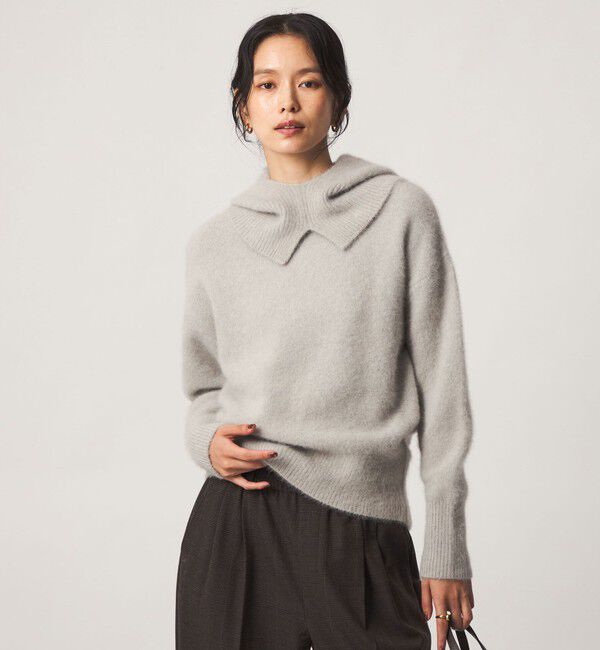 UNITED ARROWS green label relaxing「ヘアリー ニット プルオーバー」|ニット・セーター|