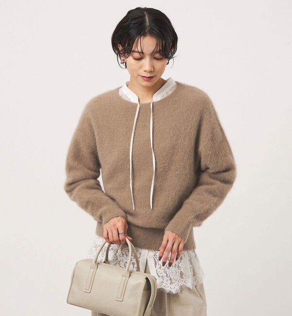 UNITED ARROWS green label relaxing「ヘアリー ニット プルオーバー」|ニット・セーター|