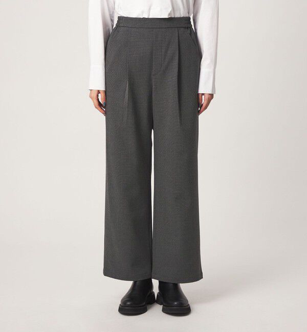 UNITED ARROWS green label relaxing「［size SHORT/TALLあり］オルマイ ウラキモウ ワイド パンツ ストレッチ 帯電防止」|その他|