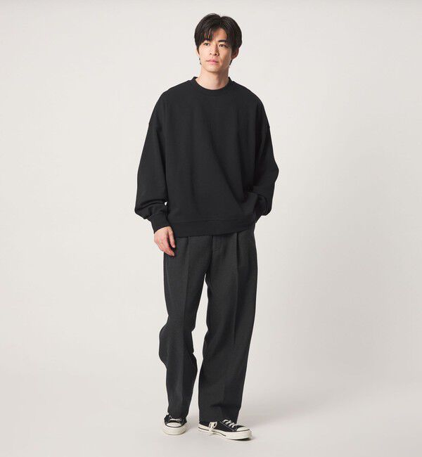 UNITED ARROWS green label relaxing「【WEB限定】バルーン ダンボール クルーネック スウェット」|スウェット・ジャージ|