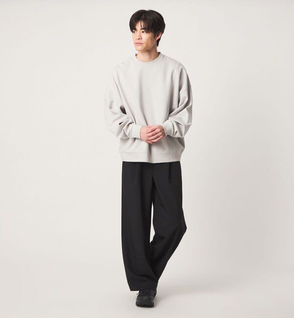 UNITED ARROWS green label relaxing「【WEB限定】バルーン ダンボール クルーネック スウェット」|スウェット・ジャージ|