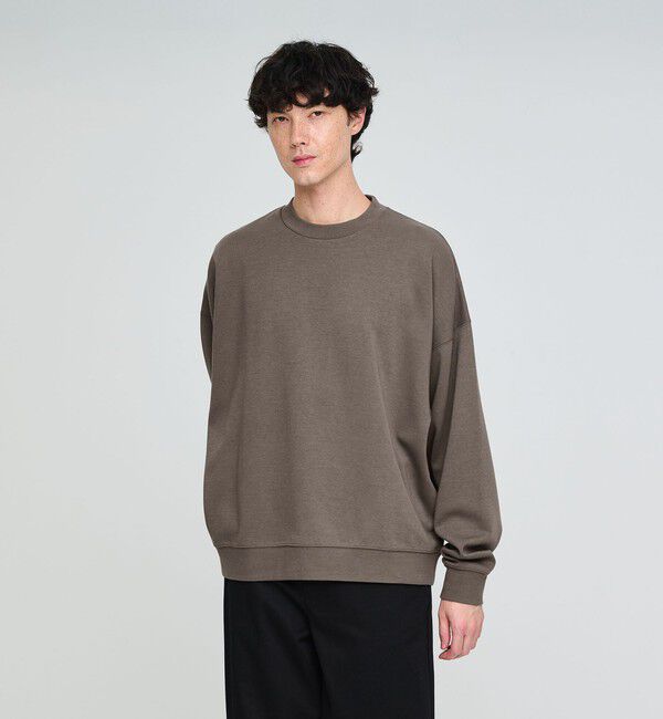 UNITED ARROWS green label relaxing「【WEB限定】バルーン ダンボール クルーネック スウェット」|スウェット・ジャージ|