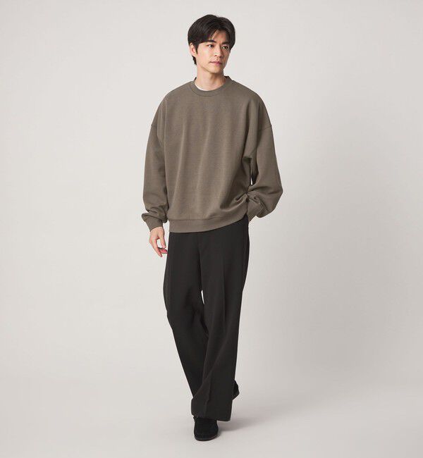 UNITED ARROWS green label relaxing「【WEB限定】バルーン ダンボール クルーネック スウェット」|スウェット・ジャージ|