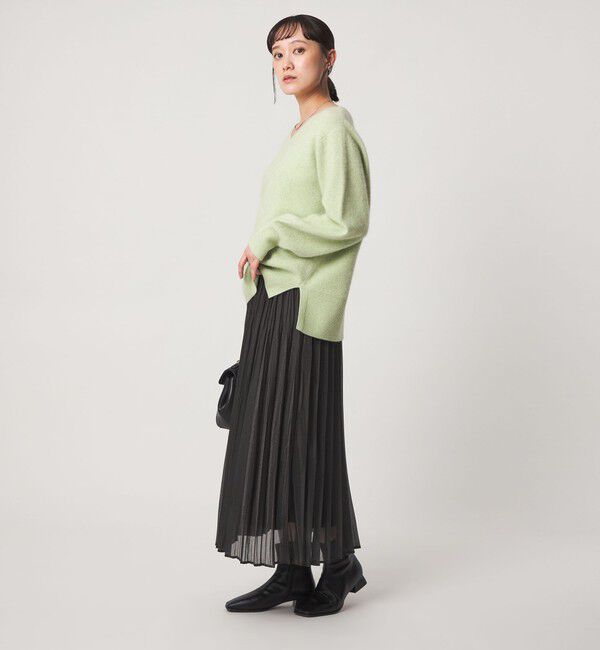 UNITED ARROWS green label relaxing「［size SHORTあり］シャイニー プリーツ スカート」|スカート|