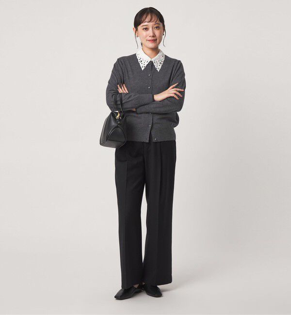 UNITED ARROWS green label relaxing「ウール クルーネック カーディガン ウォッシャブル」|カーディガン|