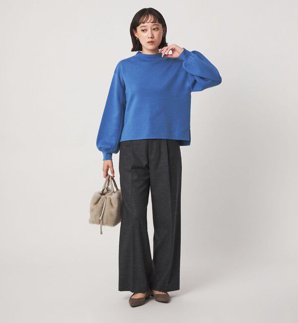UNITED ARROWS green label relaxing「ウール スムース ハイネック プルオーバー ウォッシャブル」|ニット・セーター|