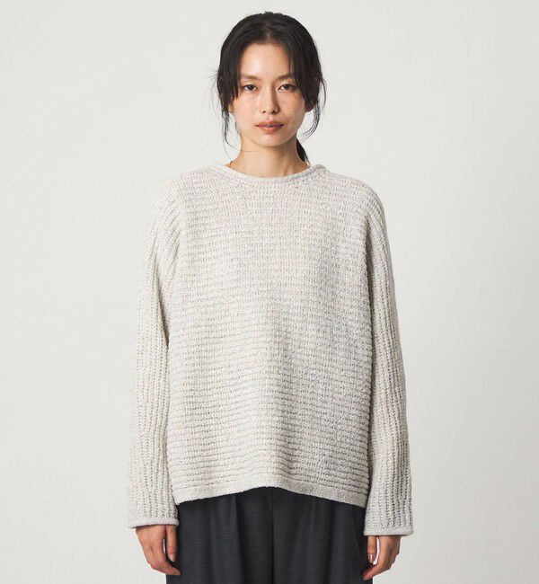 UNITED ARROWS green label relaxing「テープ モール ニット プルオーバー」|ニット・セーター|