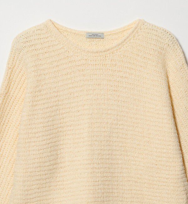 UNITED ARROWS green label relaxing「テープ モール ニット プルオーバー」|ニット・セーター|