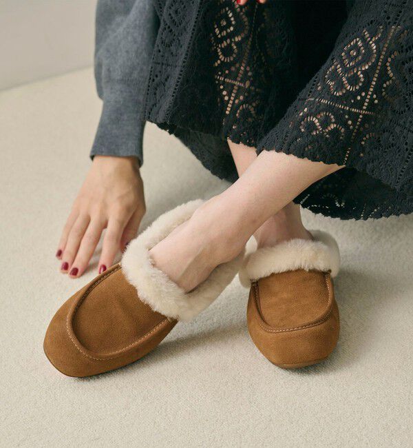 BEAUTY&YOUTH UNITED ARROWS「【国内EXCLUSIVE】＜UGG＞アンスレー ミュール サンダル」|モカシン|