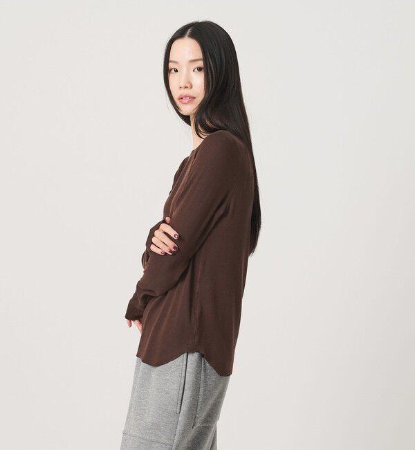 BEAUTY&YOUTH UNITED ARROWS「毛セルロースブレンド クルーネック カットソー」|Tシャツ・カットソー|