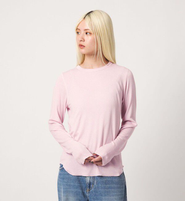 BEAUTY&YOUTH UNITED ARROWS「毛セルロースブレンド クルーネック カットソー」|Tシャツ・カットソー|