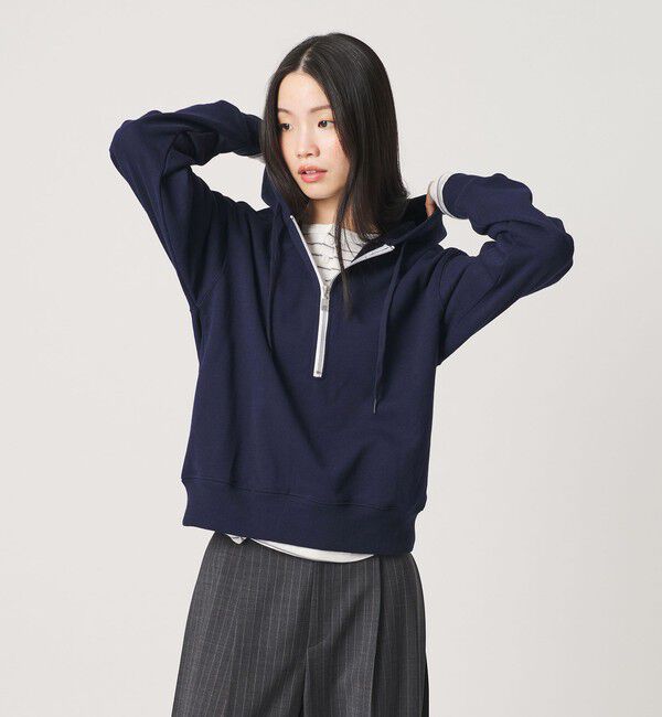 BEAUTY&YOUTH UNITED ARROWS「【別注】＜RUSSELL ATHLETIC＞ハーフジップ スウェット プルオーバー」|スウェット・ジャージ|