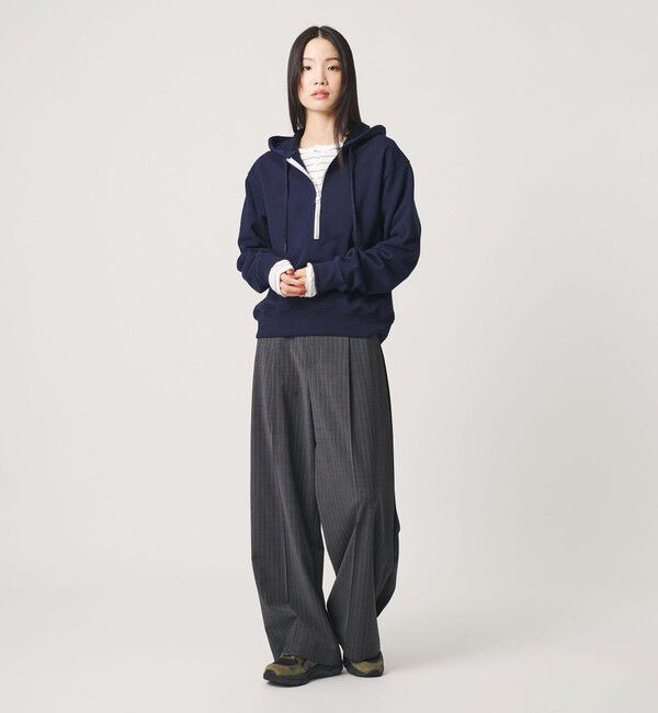 BEAUTY&YOUTH UNITED ARROWS「【別注】＜RUSSELL ATHLETIC＞ハーフジップ スウェット プルオーバー」|スウェット・ジャージ|