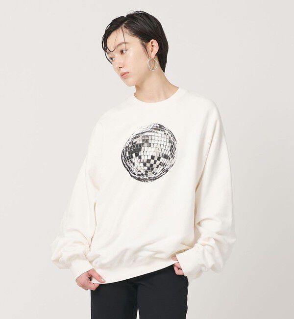 ER「＜ER＞ミラーボールプリント クルーネック スウェット」|Tシャツ・カットソー|