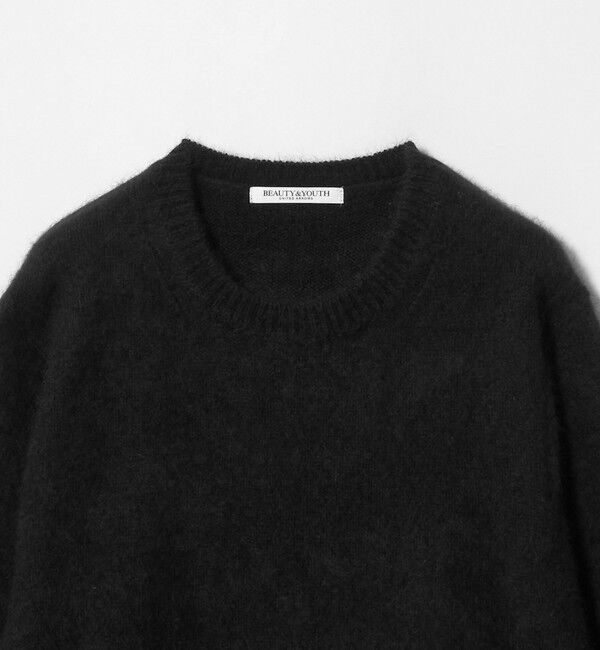 BEAUTY&YOUTH UNITED ARROWS「フォックスカシミヤブレンド クルーネック ニットプルオーバー」|ニット・セーター|