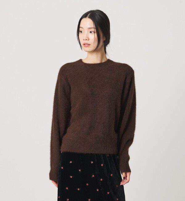 BEAUTY&YOUTH UNITED ARROWS「フォックスカシミヤブレンド クルーネック ニットプルオーバー」|ニット・セーター|