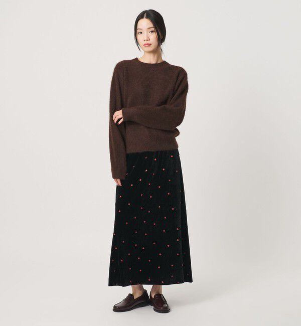 BEAUTY&YOUTH UNITED ARROWS「フォックスカシミヤブレンド クルーネック ニットプルオーバー」|ニット・セーター|