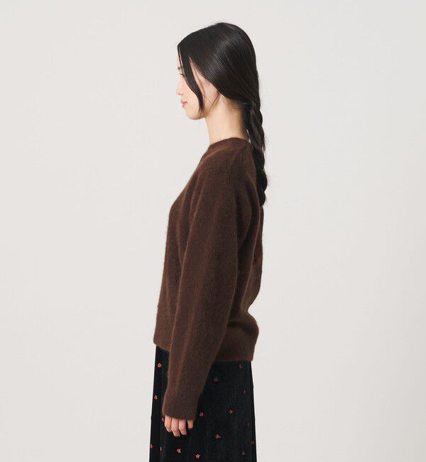 BEAUTY&YOUTH UNITED ARROWS「フォックスカシミヤブレンド クルーネック ニットプルオーバー」|ニット・セーター|