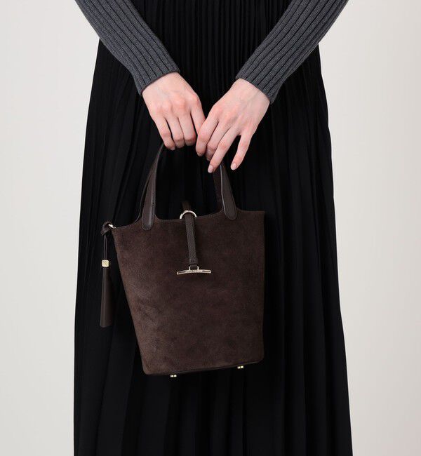 TOMORROWLAND GOODS「ATELIER TOMORROW LILY スエード バケットバッグ」|ハンドバッグ|
