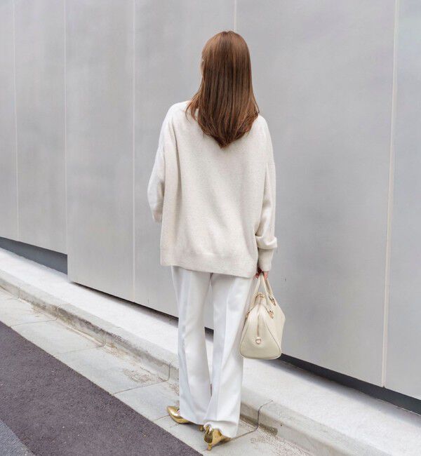 NOLLEY'S「《防シワ》ウォッシャブルウールライクセミワイドパンツ」|その他|