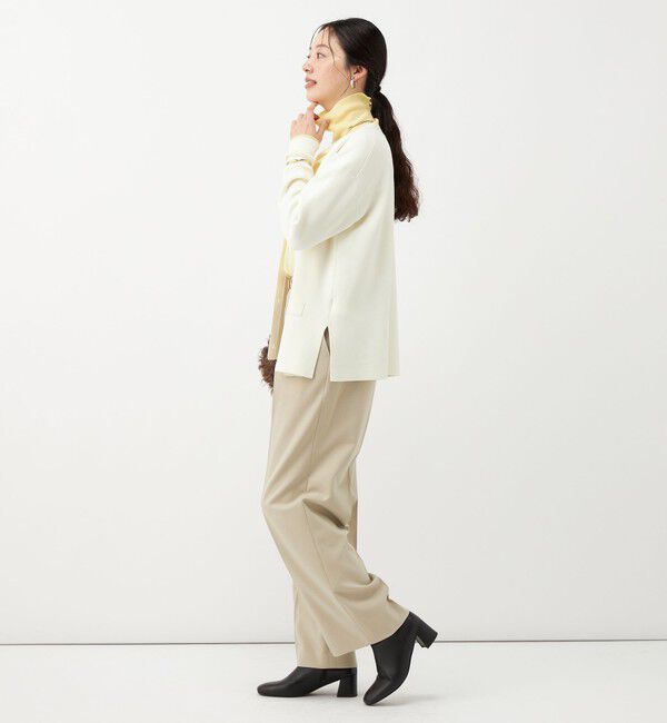 NOLLEY'S「《防シワ》ウォッシャブルウールライクセミワイドパンツ」|その他|