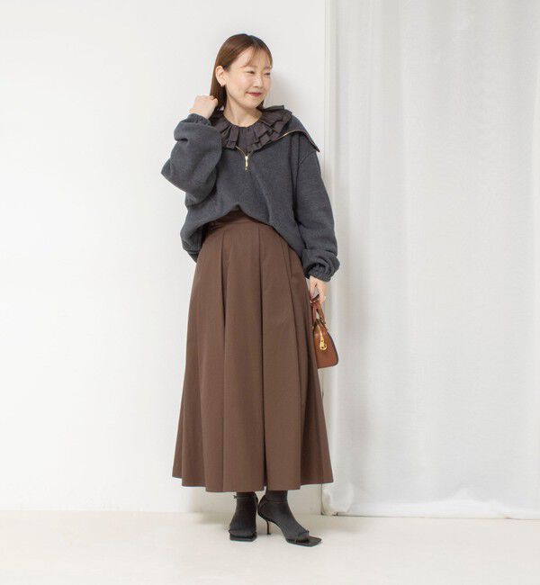 NOLLEY'S sophi「【サマになる】ウォッシャブルOTONAフリースハーフZIP プルオーバー」|Tシャツ・カットソー|