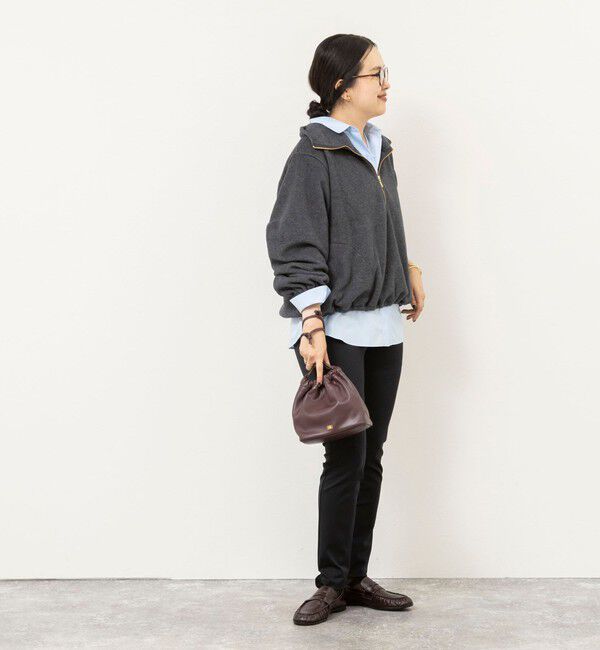 NOLLEY'S sophi「【サマになる】ウォッシャブルOTONAフリースハーフZIP プルオーバー」|Tシャツ・カットソー|