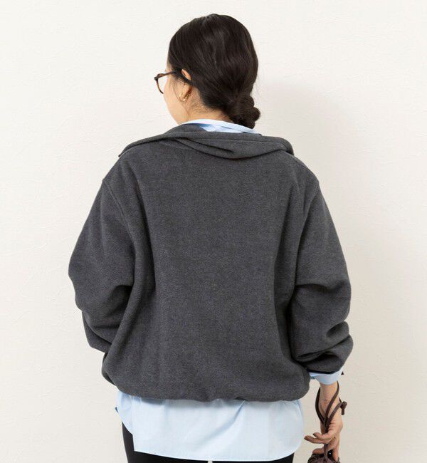 NOLLEY'S sophi「【サマになる】ウォッシャブルOTONAフリースハーフZIP プルオーバー」|Tシャツ・カットソー|