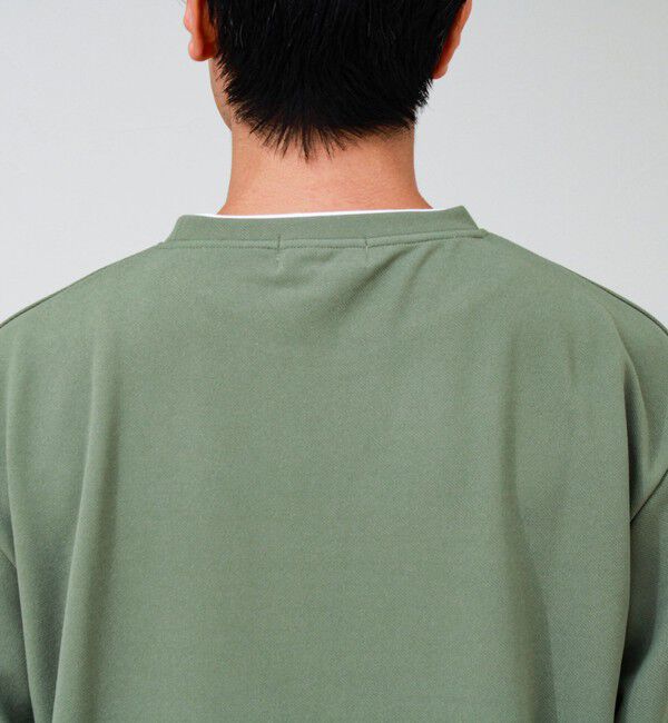 GLOSTER「【1枚で完結】カルゼジョーゼットフェイクレイヤーロングスリーブT ロンT」|Tシャツ・カットソー|