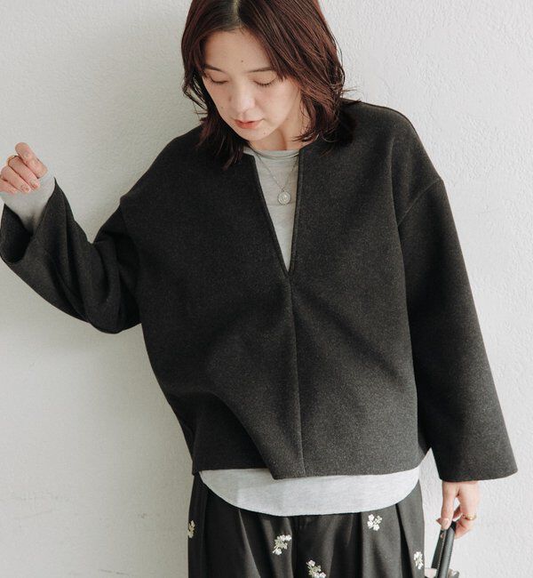 「キーネックコクーンプルオーバー」|Tシャツ・カットソー|