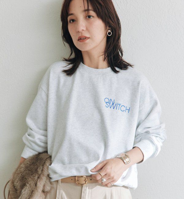  「【A・MONN】ON SWITCHスウェットプルオーバー」|Tシャツ・カットソー|