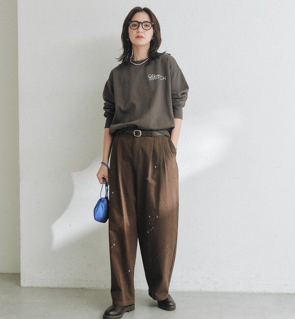  「【A・MONN】ON SWITCHスウェットプルオーバー」|Tシャツ・カットソー|