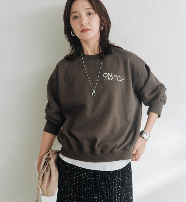  「【A・MONN】ON SWITCHスウェットプルオーバー」|Tシャツ・カットソー|