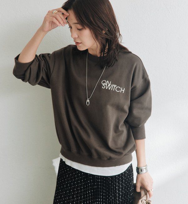  「【A・MONN】ON SWITCHスウェットプルオーバー」|Tシャツ・カットソー|