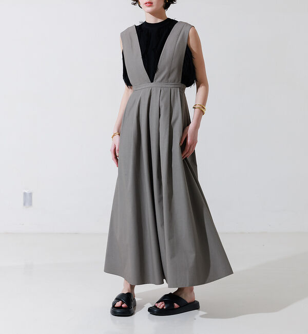 Rouge vif「ウエストタックジャンパースカート」|スカート|