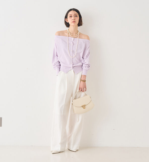 Rouge vif「ストレッチツータックワイドパンツ」|その他|