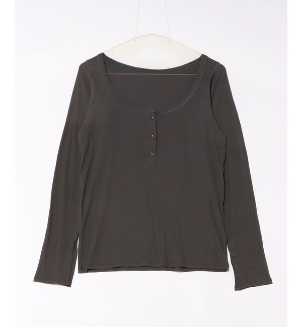 Rouge vif「コットンヘンリーネックプルオーバー」|Tシャツ・カットソー|