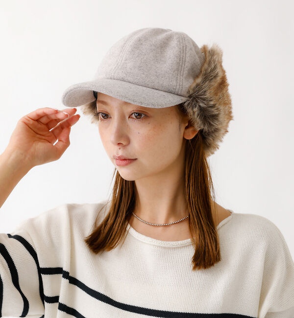 Rouge vif「【RUBEN/ルーベン】RUS-6451/ウールライクドイヤーカバーキャップ/W」|その他|