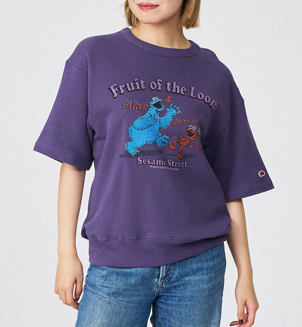 Rouge vif「【FRUIT OF THE LOOM/フルーツ オブ ザ ルーム】【コラボ】SE」|Tシャツ・カットソー|パープル