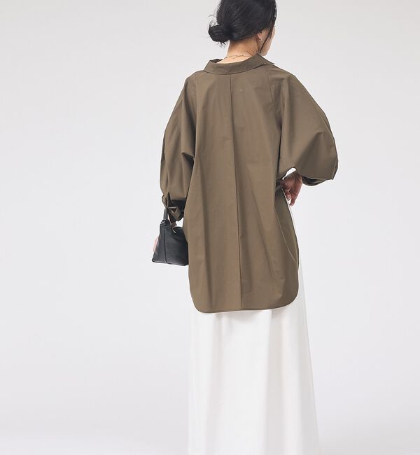 Rouge vif「ドルマンストレッチブロードビックシャツ」|シャツ・ブラウス|